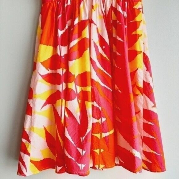 PLENTY DRESSES by Tracy Reese Anthro Summer Fit & Flare Floral Dress Sz 0 Flaw - Picture 8 of 13